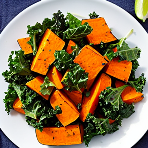 Sweet Potato and Kale Salad
