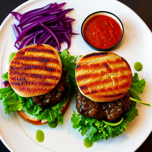 Eggplant Jangjorim Burger