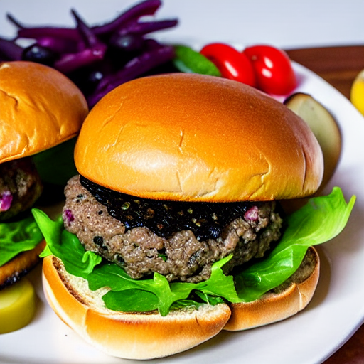 Olive Tapenade Burger
