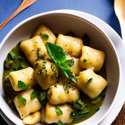 Vegan Shiso Gnocchi