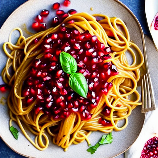 Pasta with Pomegranate Molasses