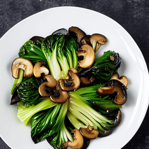 Mushroom and Bok Choy