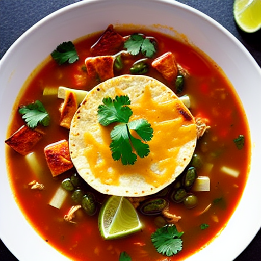 Tortilla Soup with Fish