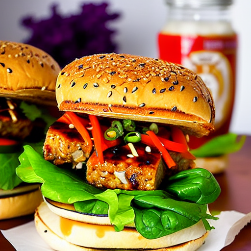 Teriyaki Tofu Burger