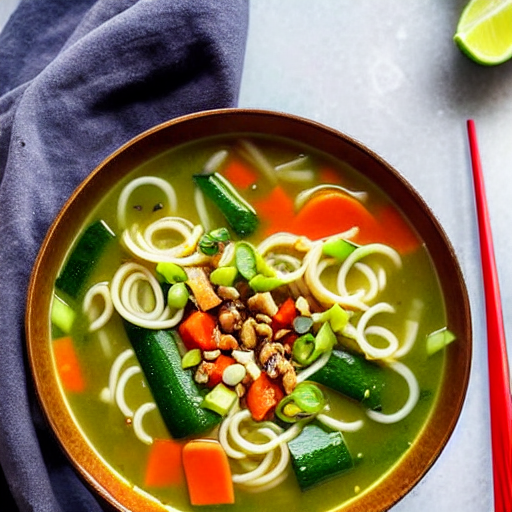 Zucchini Noodle Soup