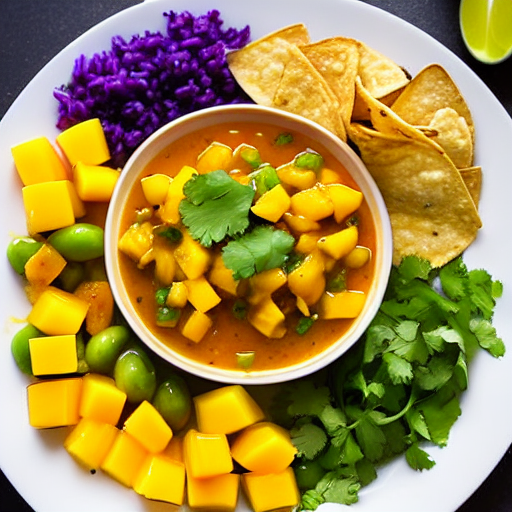 Camarones en Salsa de Mango