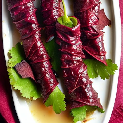 Baked Stuffed Grape Leaves