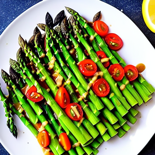 Grilled Asparagus Salad