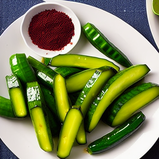 Szechuan Style Cucumbers