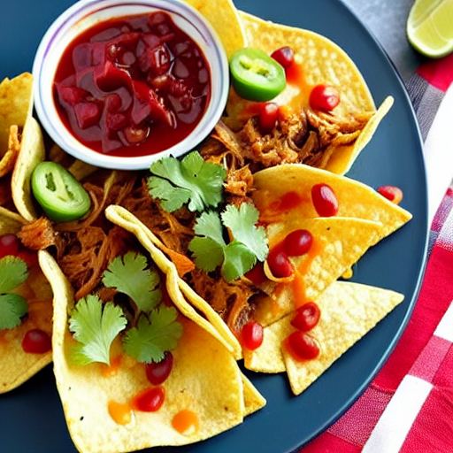 BBQ Pork Nachos