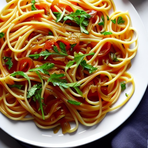 Pasta with Caramelized Onions