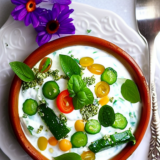 Minted Yogurt Salad