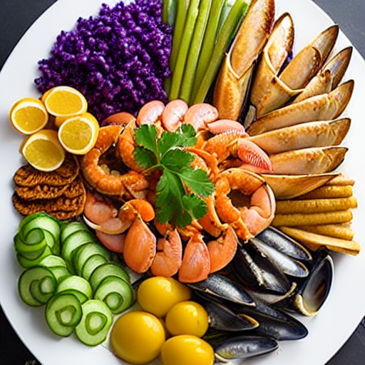 Vegan Seafood Platter