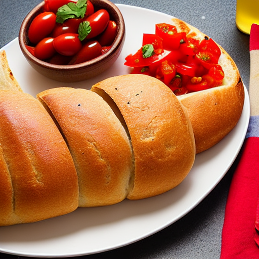 Bollo de Pan con Tomate