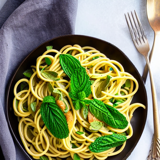 Pâtes à la Menthe