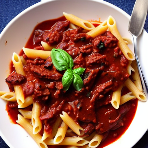 Pasta con Salsa de Mole