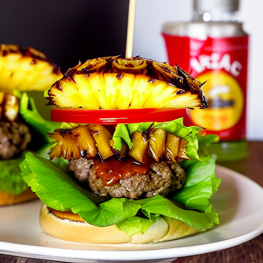 Teriyaki Pineapple Burger