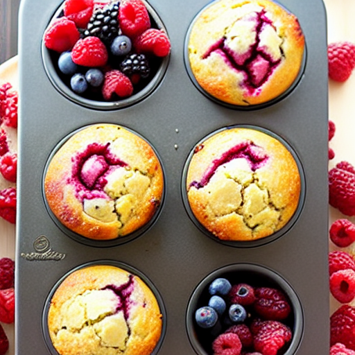 Lemon Raspberry Muffins