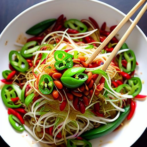 Chili Oil Bean Sprout Salad