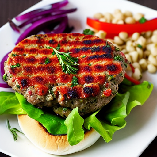 Greek Lamb Burger