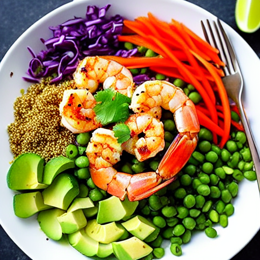 Spicy Shrimp and Quinoa Bowl