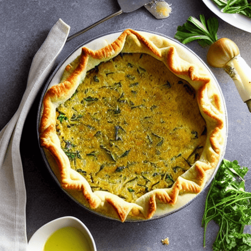 Baked Herb and Cheese Pie