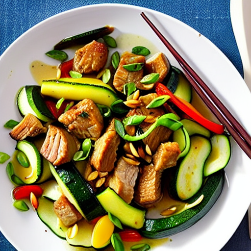 Pork and Zucchini Stir-Fry