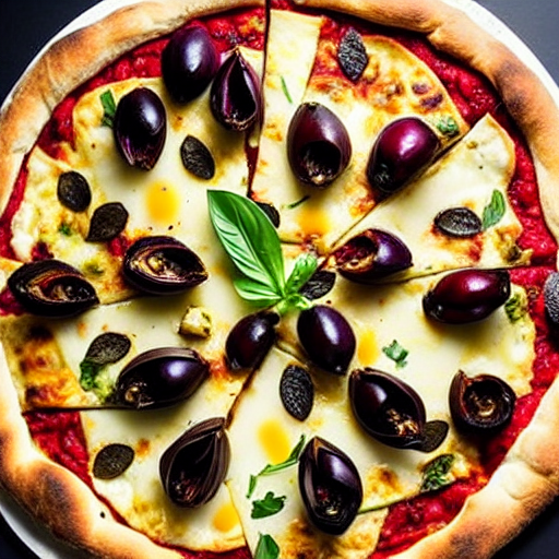 Halal Artichoke Pizza