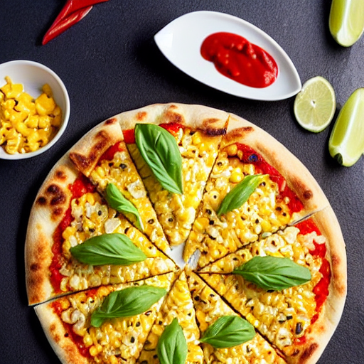 Cheesy Corn Pizza