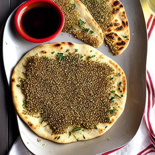 Baked Zaatar Manakish