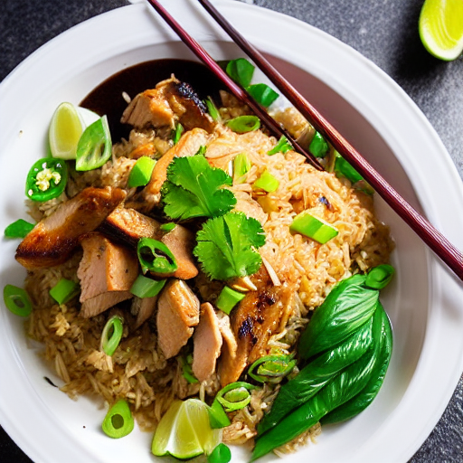 Cơm Gà Xào Sả