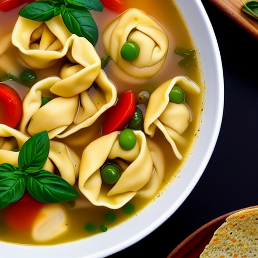 Tortellini in Brodo Vegetariano