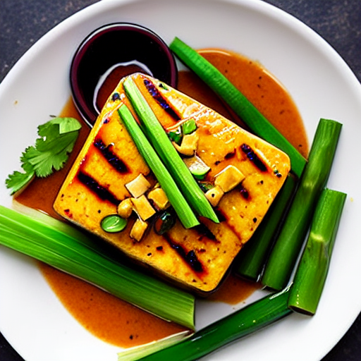 Vegetarian Ginger Scallion Tofu