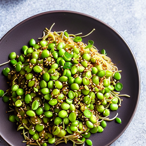 Garlic Soybean Sprouts