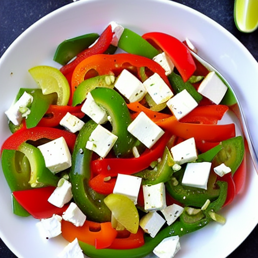 Feta and Pepper Salad