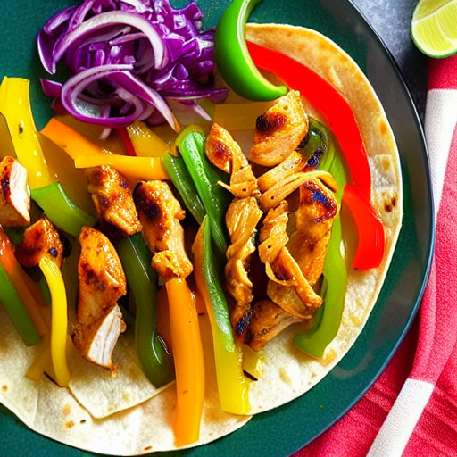 Halal Chicken Fajitas