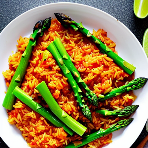 Arroz con Espárragos
