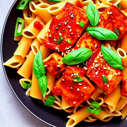 Spicy Tofu Pasta