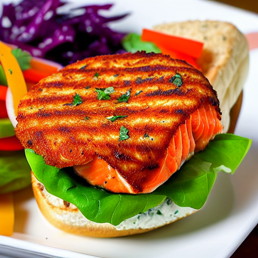 Alaska Salmon Burger