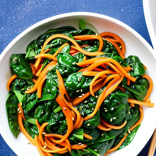 Sesame Spinach
