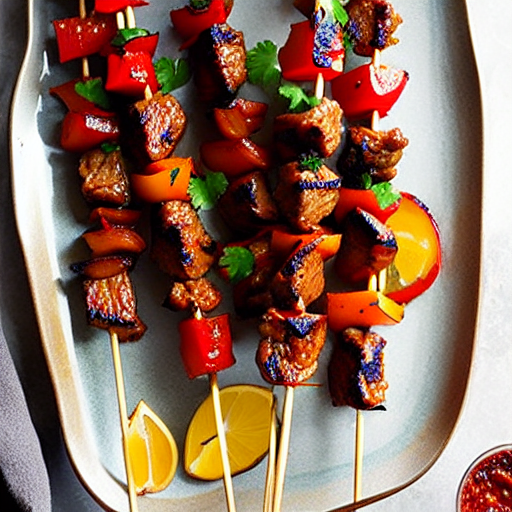 Beef Tagine Skewers