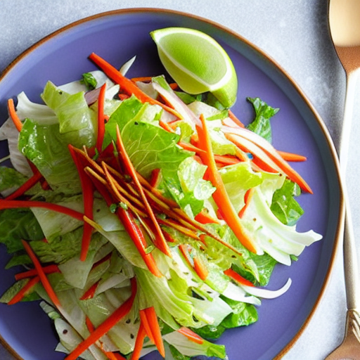 Spicy Sesame Cabbage Salad