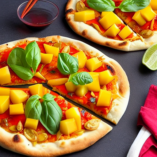 Mango Chicken Pizza