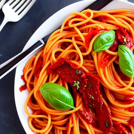 Pasta con i Pomodori Secchi