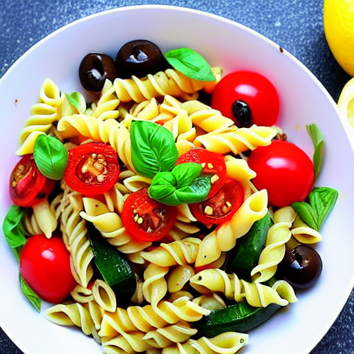 Vegan Greek Pasta Salad