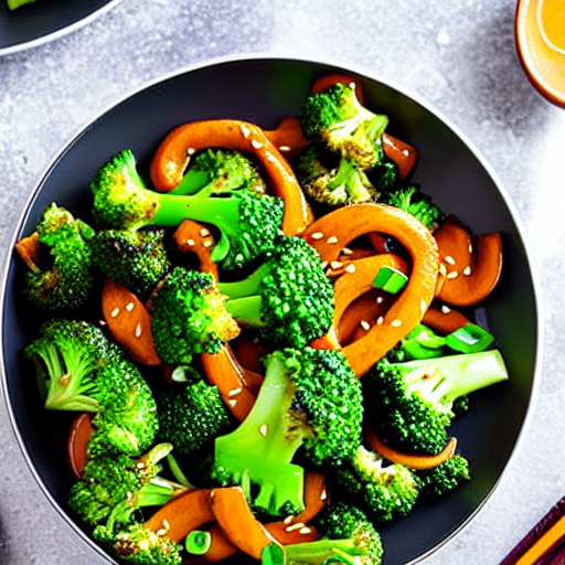 Korean Stir-Fried Broccoli