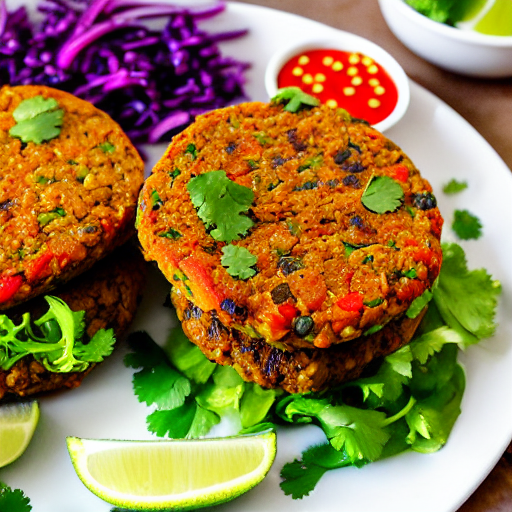 Spicy Lentil Burger