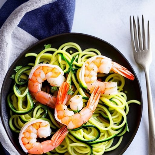 Keto Shrimp Scampi