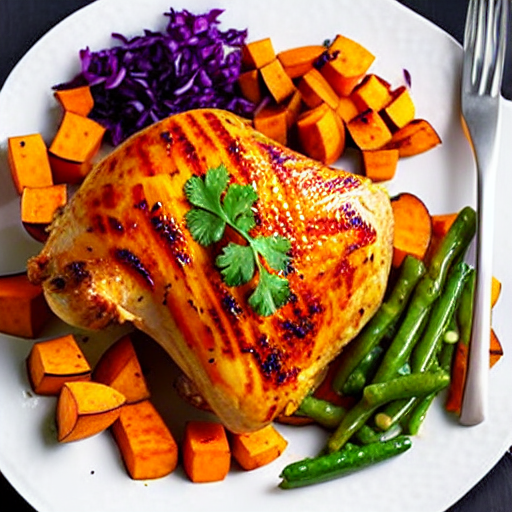 Halal Chicken and Sweet Potato