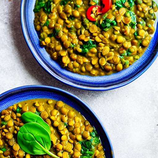 Daal with Spinach